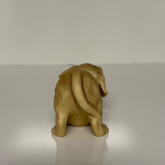 Homco Ceramic Golden Labrador Dog Figurine 3.25in Playful Puppy 1408 Vintage - Picture 4 of 7